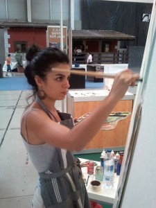 profesora de dibujo pintura y modelado de barro