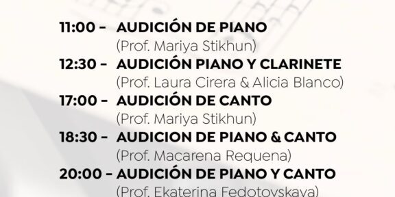 Audiciones Sábado