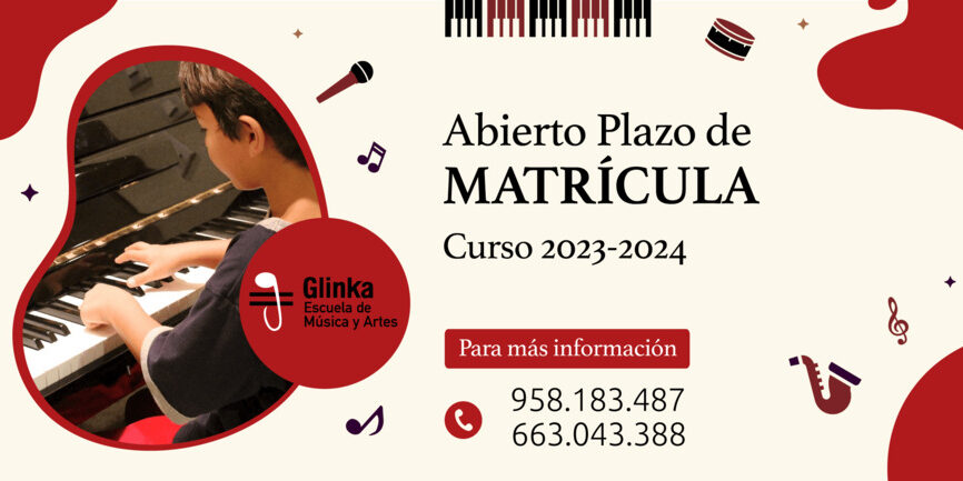 Abierto Plazo de matrícula curso 2023-24